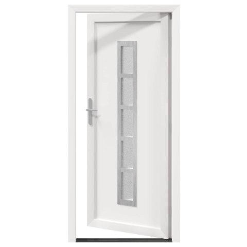 Drzwi Frontowe Biały 108 x 208 cm PVC