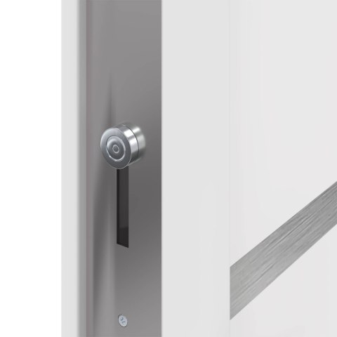 Drzwi Frontowe Biały 108 x 208 cm PVC