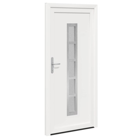 Drzwi Frontowe Biały 88 x 200 cm PVC