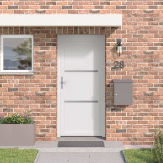 VidaXL Drzwi Frontowe Biały 88 x 200 cm PVC