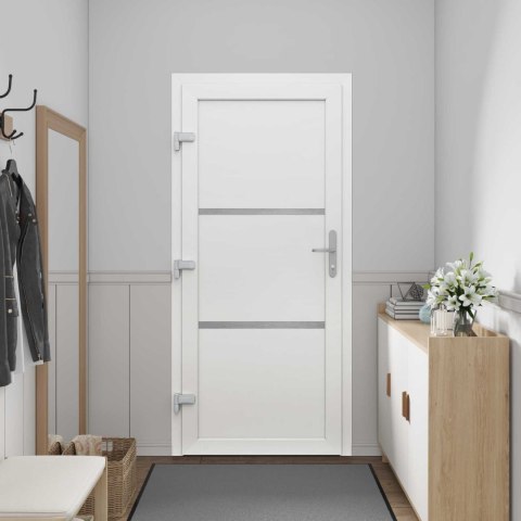 Drzwi Frontowe Biały 88 x 200 cm PVC