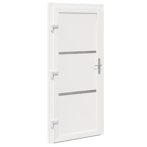 Drzwi Frontowe Biały 88 x 200 cm PVC