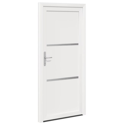 VidaXL Drzwi Frontowe Biały 98 x 200 cm PVC