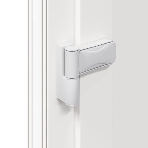 VidaXL Drzwi Frontowe Biały 98 x 200 cm PVC
