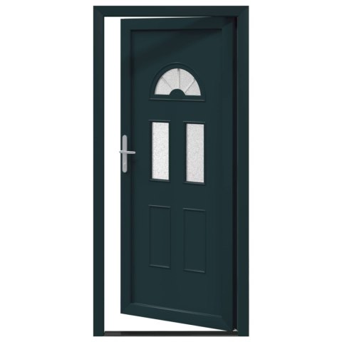 Drzwi Frontowe antracytowy 88 x 200 cm PVC