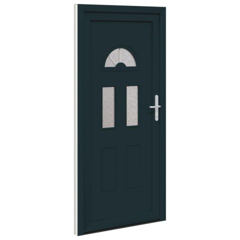 Drzwi Frontowe antracytowy 88 x 200 cm PVC
