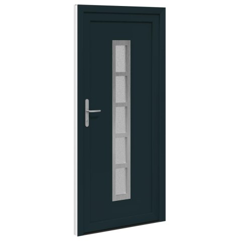 Drzwi Frontowe antracytowy 98 x 200 cm PVC