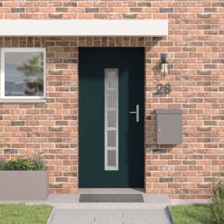 VidaXL Drzwi Frontowe antracytowy 98 x 200 cm PVC
