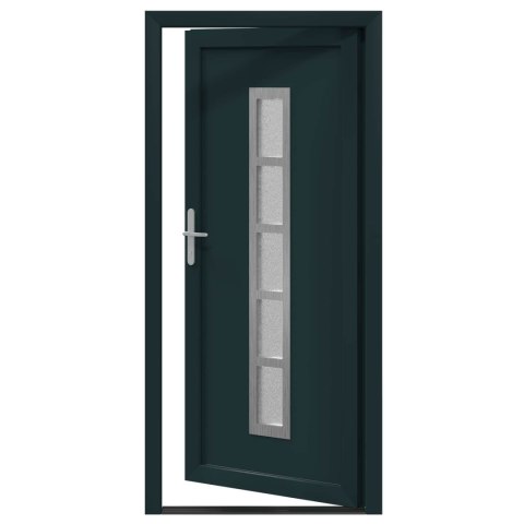 Drzwi Frontowe antracytowy 98 x 208 cm PVC
