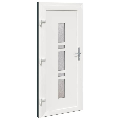 Drzwi Frontowe antracytowy 98 x 208 cm PVC