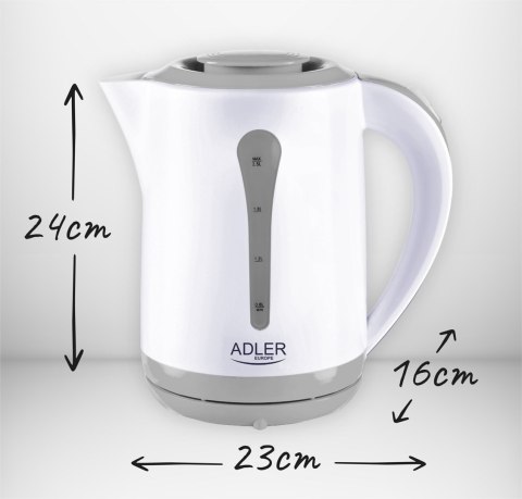 Czajnik elektryczny Adler AD 1244 (2200W 2.5l; kolor niebieski)