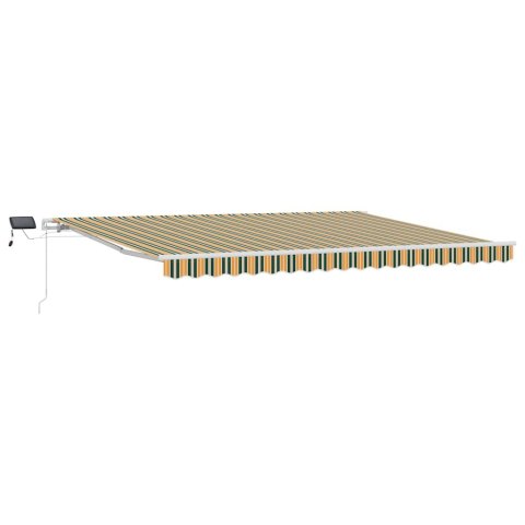 Markiza wysuwana Zielony i żółty 450 × 300 cm