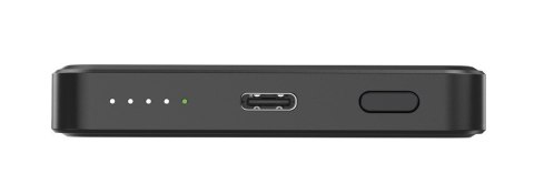 GEMBIRD POWERBANK Z ŁADOWANIEM BEPRZEWODOWYM 15W 5000MAH, CZARNY