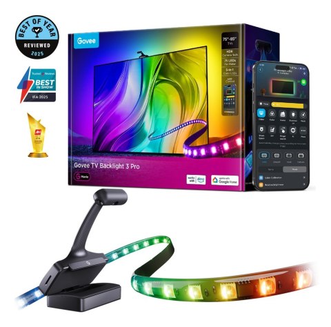 Govee TV Backlight Taśma LED do telewizora 55-65 cali, AI, RGBWWIC, Wi-Fi, Bluettoth R2A80