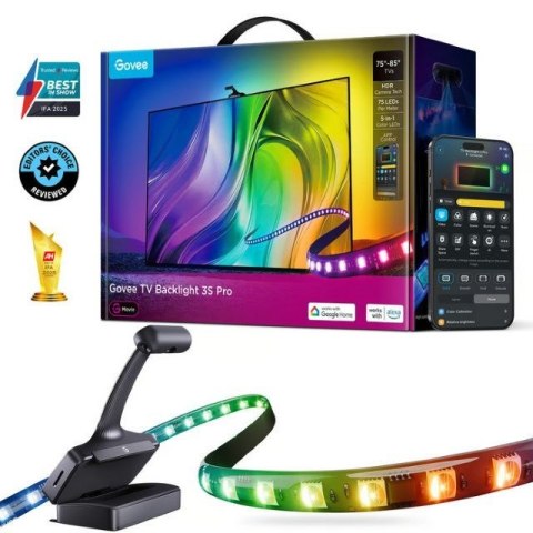 Govee TV Backlight Taśma LED do telewizora 75-85 cali, AI, RGBWWIC, Wi-Fi, Bluettoth R2A81