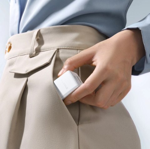 Ładowarka sieciowa Baseus Palm 20W USB-C USB-A - biała