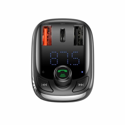 Transmiter Bluetooth / ładowarka do samochodu Baseus S-13 (Overseas Edition) - czarny