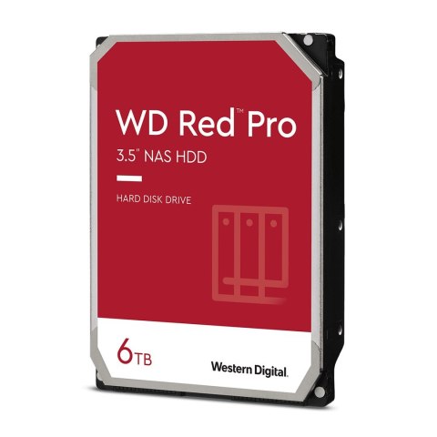 Dysk HDD WD Red Pro WD6005FFBX (6 TB ; 3.5"; 256 MB; 7200 obr/min) (WYPRZEDAŻ)