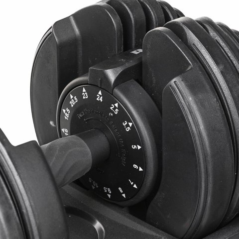 Hantel żeliwny regulowany automat 24 kg REBEL ACTIVE (OUTLET)