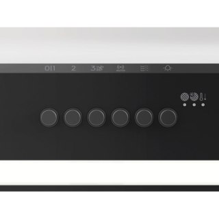 Okap kominowy ELECTROLUX LFG815K 80 cm | 650 m3/h | Hob2Hood | LED | czarny