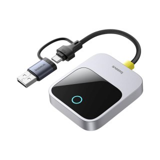 Adapter bezprzewodowy do Apple CarPlay Bluetooth - szary