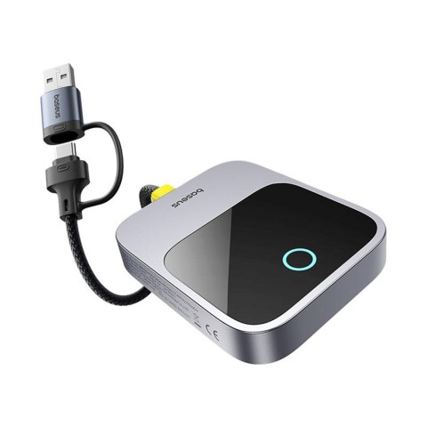 Adapter bezprzewodowy do Apple CarPlay Bluetooth - szary