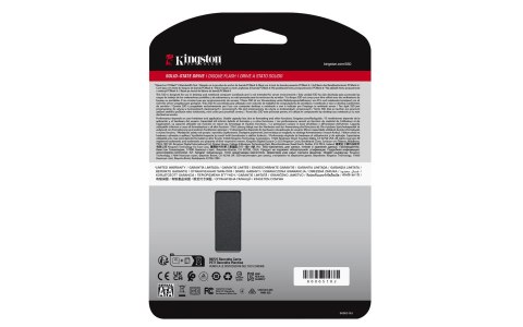 Dysk SSD Kingston A400 (480GB; 2.5"; SATA 3.0; SA400S37/480G)