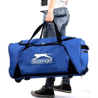 TORBA SPORTOWA PODRÓŻNA Z KÓŁKAMI NIEBIESKA SLAZENGER