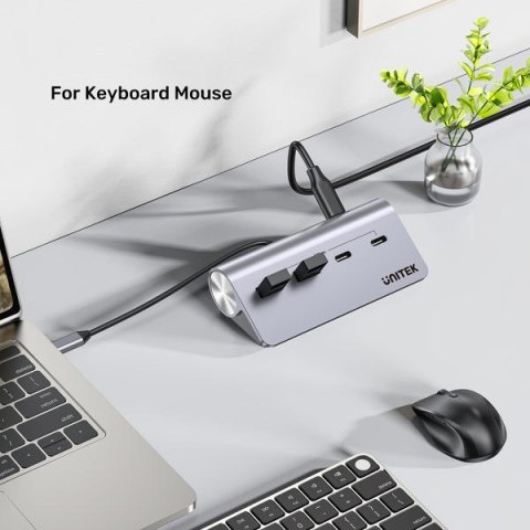 UNITEK HUB ALUMINIOWY USB-A/C 2X USBA 2X USBC 5GBP