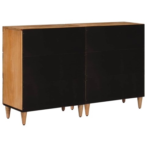 Bufet 2 pcs Naturalny 60 x 33 x 75 cm Drewno z mango