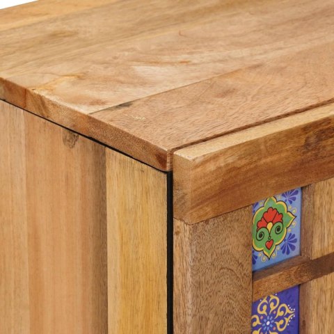 Bufet 2 pcs Naturalny 60 x 33 x 75 cm Drewno z mango