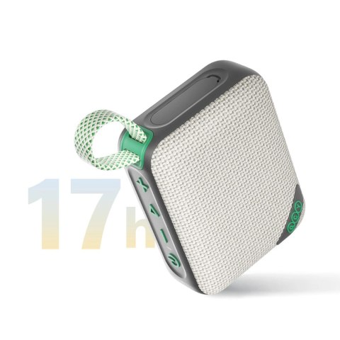 Głośnik bezprzewodowy Bluetooth z podświetleniem RGB IP67 - szarozielony