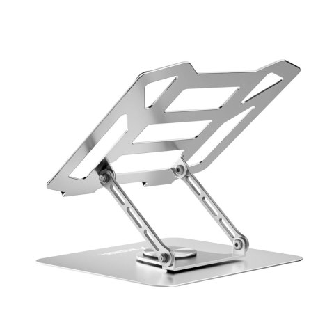 Podstawka chłodząca obrotowa 360 pod laptop tablet - srebrna