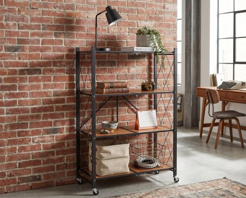 Regał składany BEVEL 4 poziomy LOFT