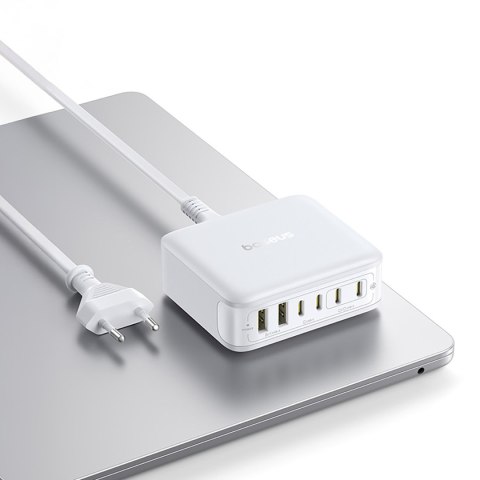 Stacja ładująca USB-A USB-C EnerFill FH21 120W - biała