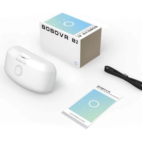 Zewnętrzna bateria B2 do opasek BoboVR M1 / M2 / M3 5200mAh - biała
