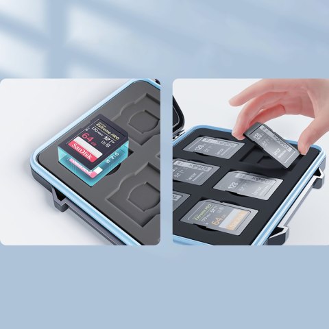 Etui na karty pamięci i nośniki danych 2.5'' SSD HDD M.2 SSD SD Micro SD CF czytniki kart