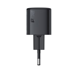 Ładowarka sieciowa USB-C GaN PD 20W - czarna