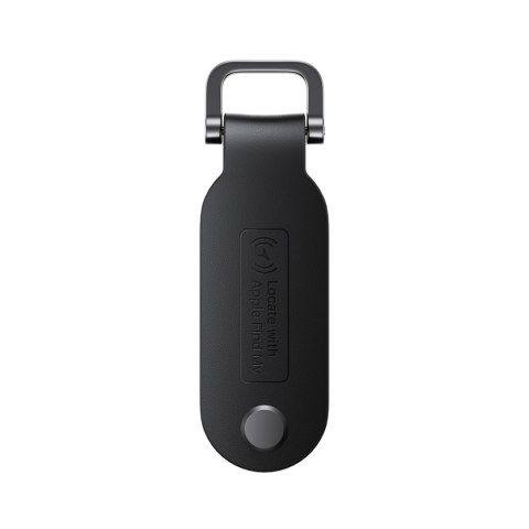 Lokalizator Bluetooth w formie breloka na klucze kompatybilny z Apple Find My - czarny