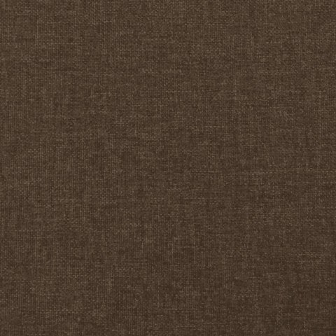 Łóżko kontynentalne z materacem, brązowe, tkanina, 160x200 cm