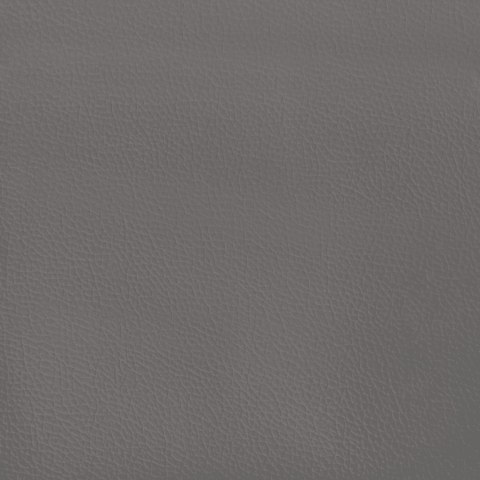 Łóżko kontynentalne z materacem, szare, ekoskóra 80x200 cm