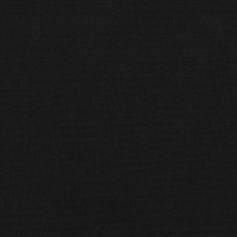 Łóżko kontynentalne z materacem, czarne, tkanina, 90x200 cm