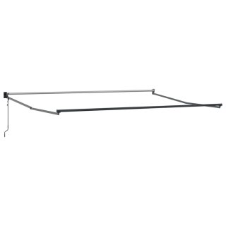 Markiza wysuwana bordowy 4 x 2 m Poliester i Metal