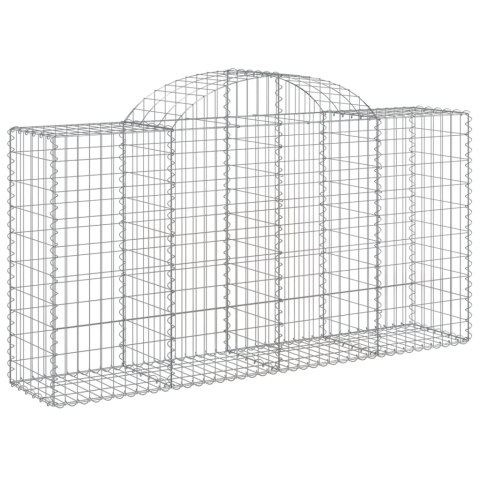 Kosze gabionowe, 50 szt, 200x50x100/120cm, galwanizowane żelazo