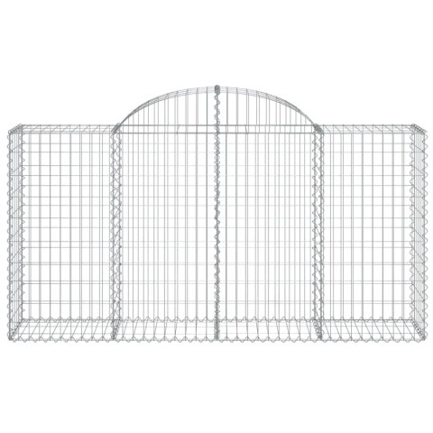Kosze gabionowe, 50 szt, 200x50x100/120cm, galwanizowane żelazo