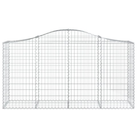 Kosze gabionowe, 50 szt, 200x50x100/120cm, galwanizowane żelazo
