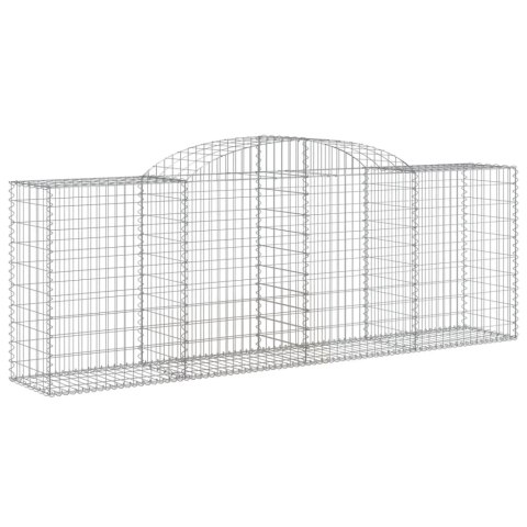 Kosze gabionowe, 20 szt, 300x50x100/120cm, galwanizowane żelazo