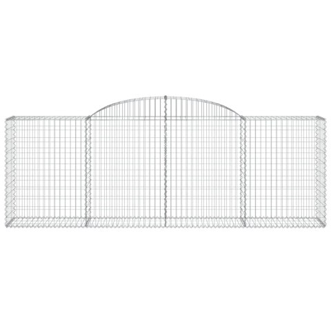 Kosze gabionowe, 30 szt, 300x50x100/120cm, galwanizowane żelazo