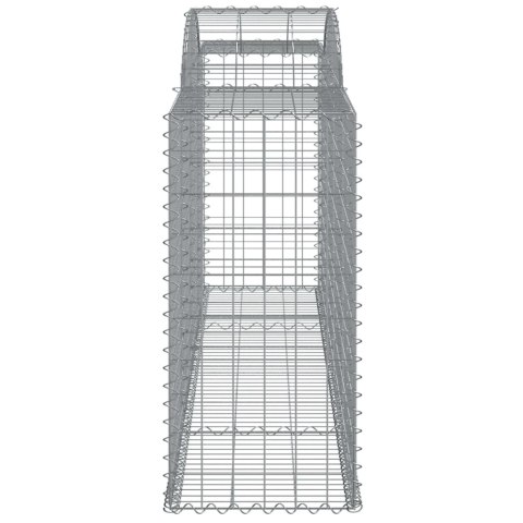 Kosze gabionowe, 30 szt, 300x50x100/120cm, galwanizowane żelazo