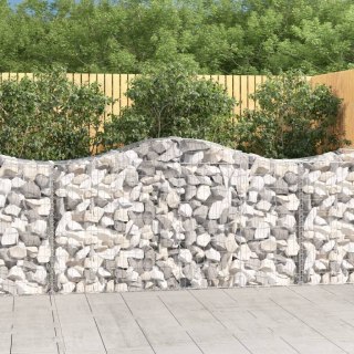 VidaXL Kosze gabionowe, 40 szt, 200x50x100/120cm, galwanizowane żelazo